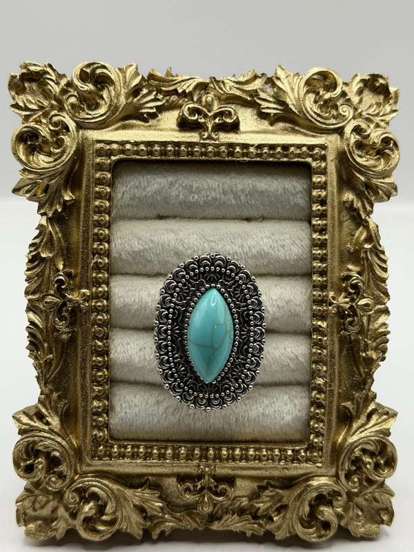 Turquoise Adjustable Ring